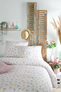 PARURE HOUSSE DE COUETTE HELOISE MULTICOLORE 240X220CM