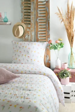 PARURE HOUSSE DE COUETTE HELOISE MULTICOLORE 140X200CM