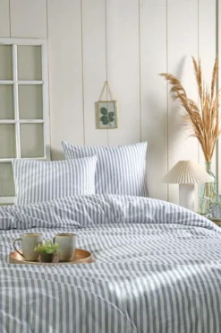 PARURE HOUSSE DE COUETTE LINEA BLEU 260X240CM