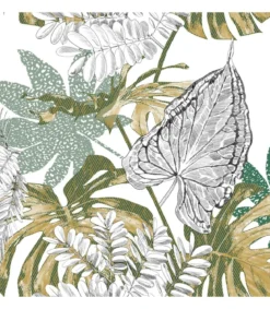 PARURE IMPRIMEE MONSTERA 240X220CM