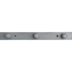 PATERE BOIS A FIXER 3 CROCHETS   GRIS