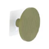 PATERE BAMBOU BOIS GRAVE D.8CM VERT OLIVE