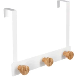 PATERE BAMBOU 3 TETES BLANC