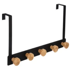 PATERE BAMBOU 5 TETES NOIR