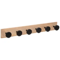 PATERE BOIS 6 TETES NOIR