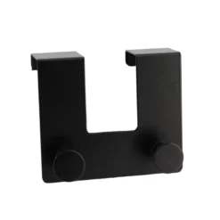 PATERE METAL 2 CROCHETS PORTE NOIR