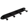 PATERE METAL 4 TETES NOIR