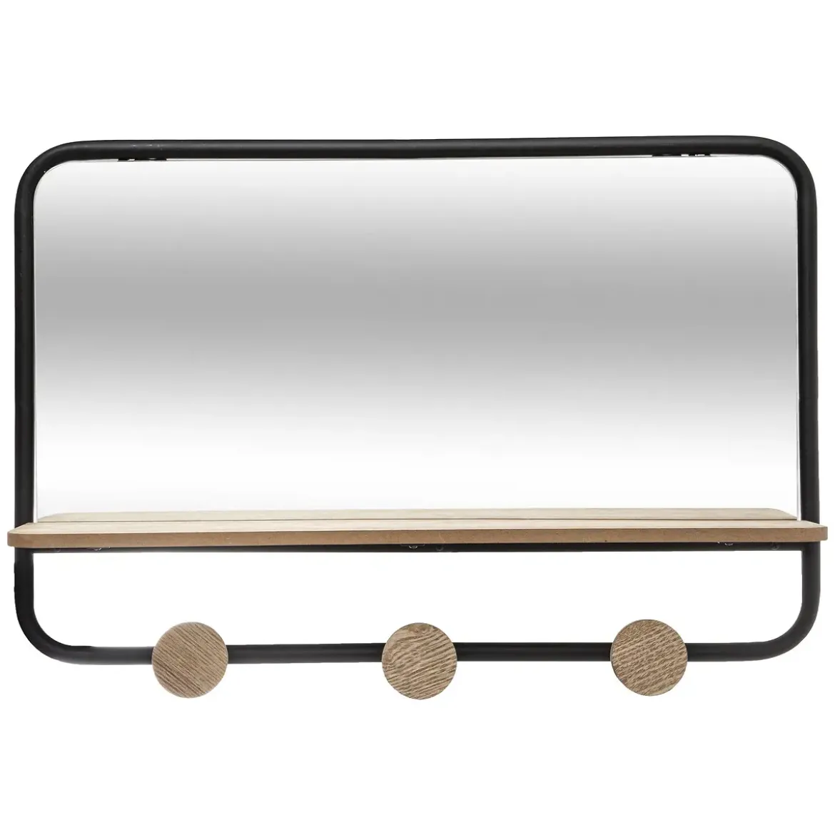 PATERE MIROIR ET ETAGERE FILO