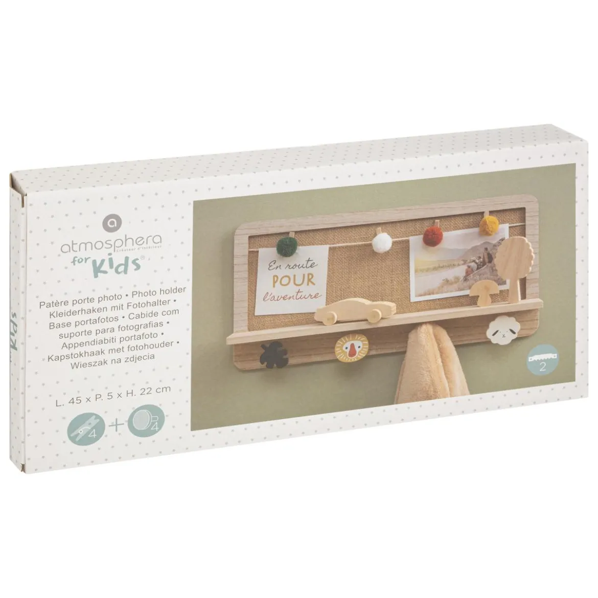 PATERE PORTE PHOTO OASIS X4 PATERES