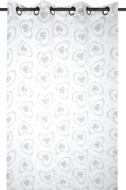 PAULINE VOILE 135X260 GRIS