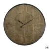 PENDULE BOIS METAL D.80CM