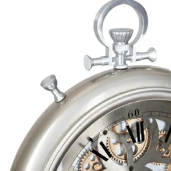 PENDULE MECANIQUE METAL GOUSSET D.40X50CM