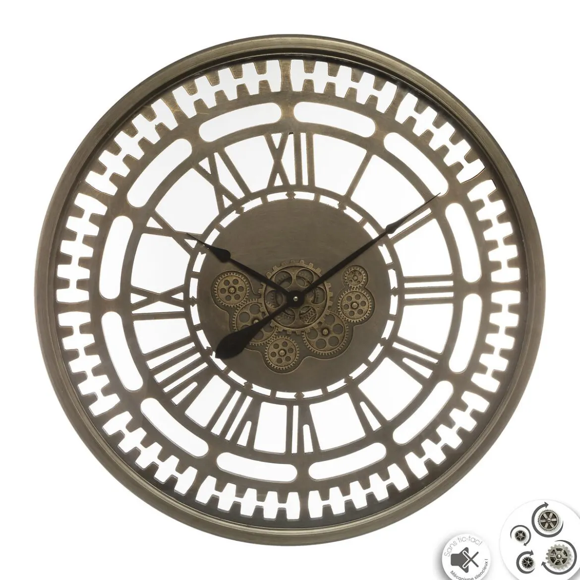 PENDULE MECANISME METAL D.80CM