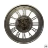PENDULE METAL MECANIQUE RONDE D.80CM