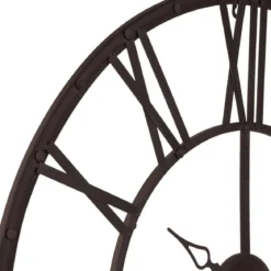 PENDULE METAL VINTAGE D.70CM