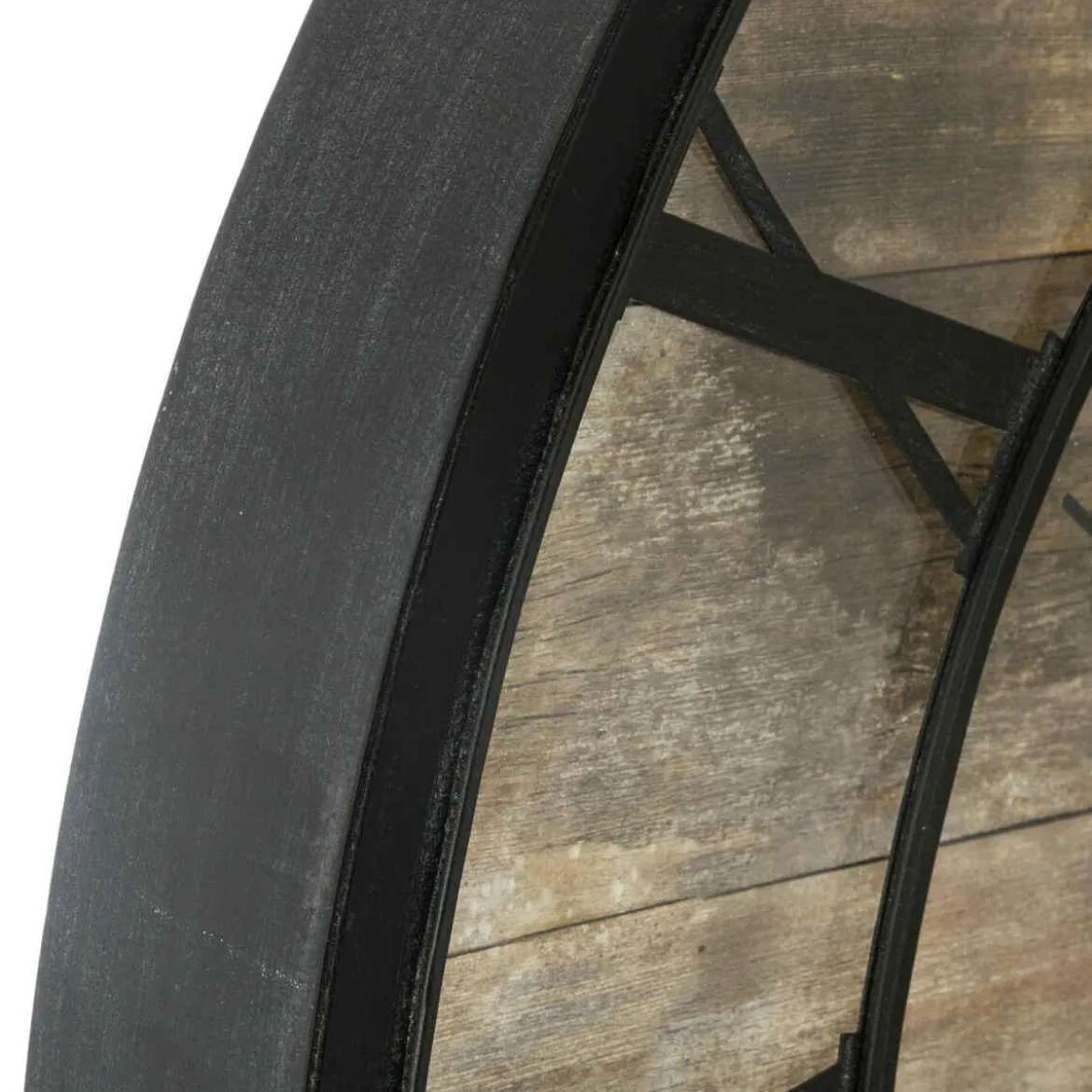 PENDULE METAL VINTAGE D.68CM