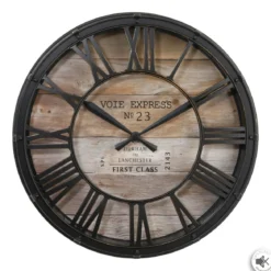 PENDULE PLASTIQUE VINTAGE D.39X7.7CM