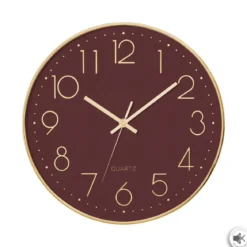 PENDULE SILENCE GOLD D.30CM