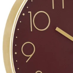 PENDULE SILENCE GOLD D.30CM