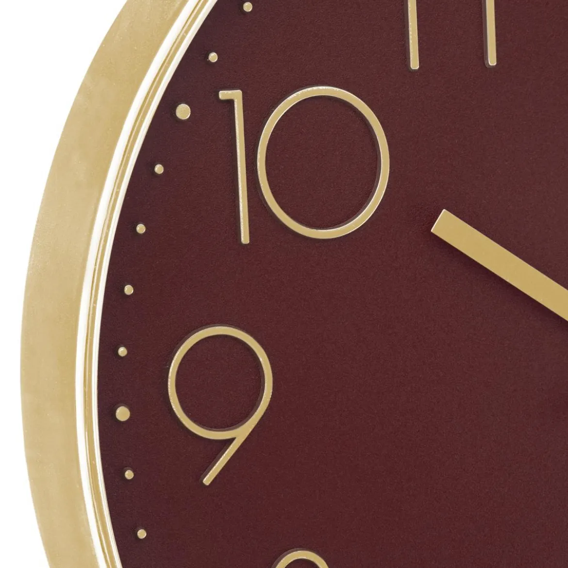 PENDULE SILENCE GOLD D.30CM