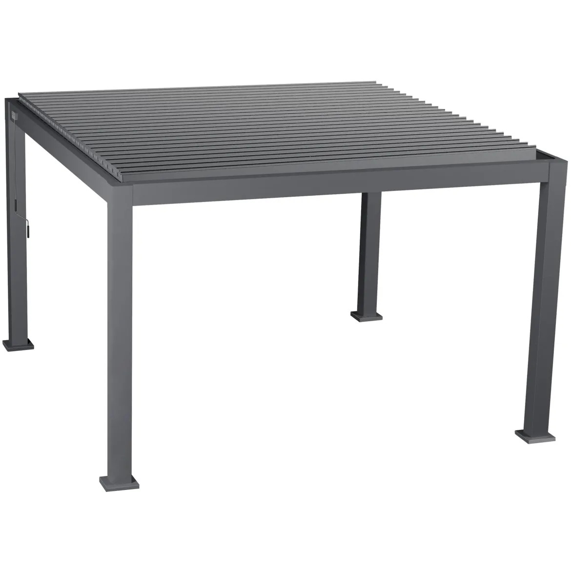 PERGOLA EVORA 3.6X3.6M GRAPHITE