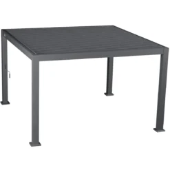 PERGOLA EVORA 3.6X3.6M GRAPHITE