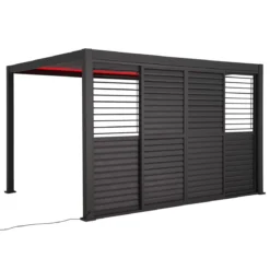 PERSIENNE COULISSANTE EVORA COTE 3.6M GRAPHITE