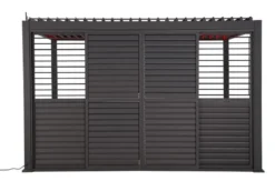 PERSIENNE COULISSANTE EVORA COTE 3.6M GRAPHITE