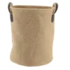 PETITE PANIERE A LINGE RONDE EN JUTE 32X38CM NATUREL