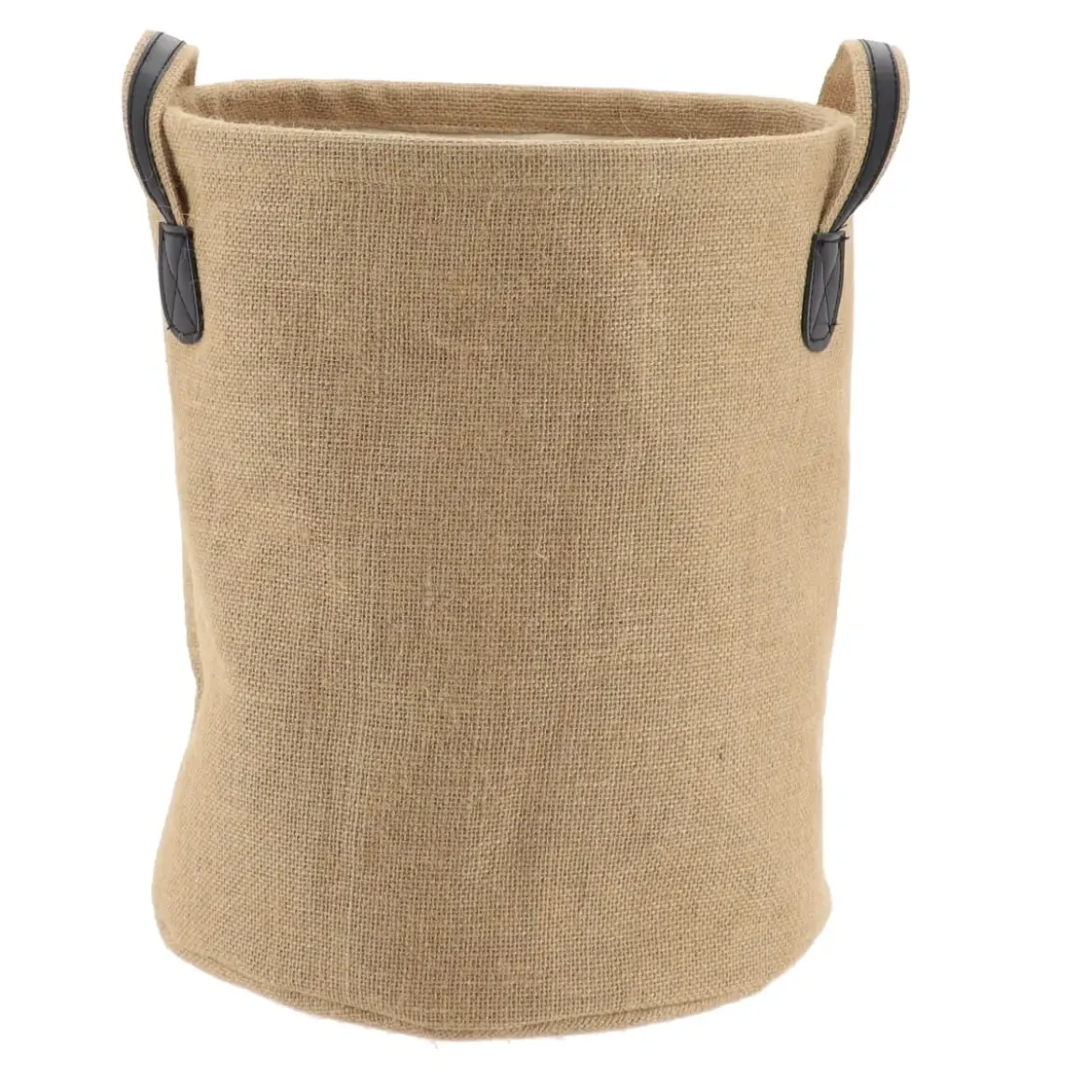 PETITE PANIERE A LINGE RONDE EN JUTE 32X38CM NATUREL