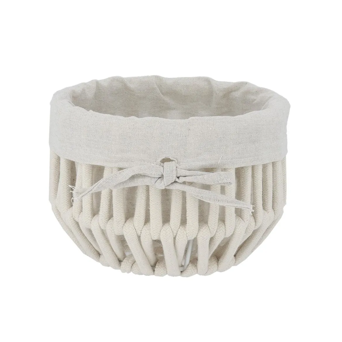 PETITE PANIERE FACON CORDE BLANC