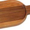 PETITE PLANCHE PRESENTATION ACACIA SEMI RONDE 19X12CM