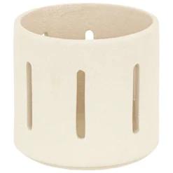 PHOTOPHORE NUNA CERAMIQUE BLANC H.11CM