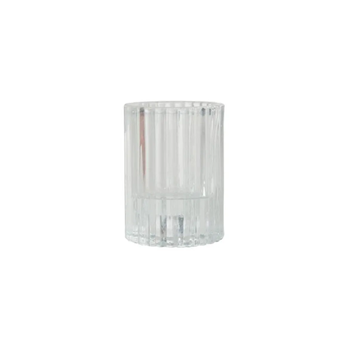 PHOTOPHORE REVERSIBLE VERRE TRANSPARENT 5.5X7.5CM