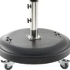PIED PARASOL BETON 50KG AVEC ROUES