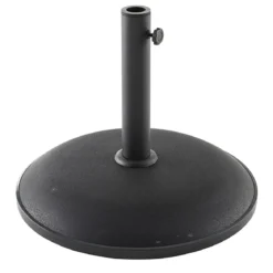 PIED PARASOL BETON 25KG NOIR