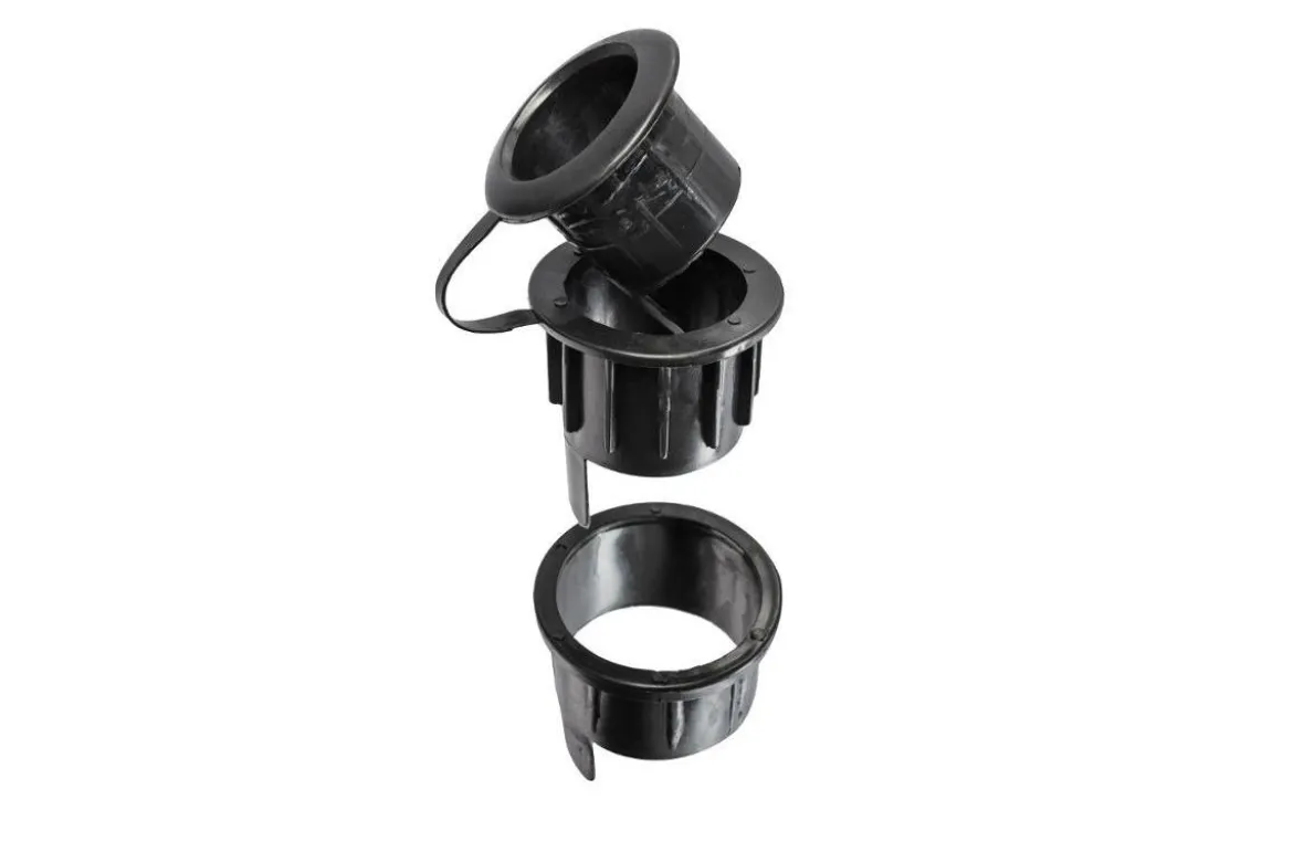 PIED PARASOL CARRE 15KG ROUES NOIR