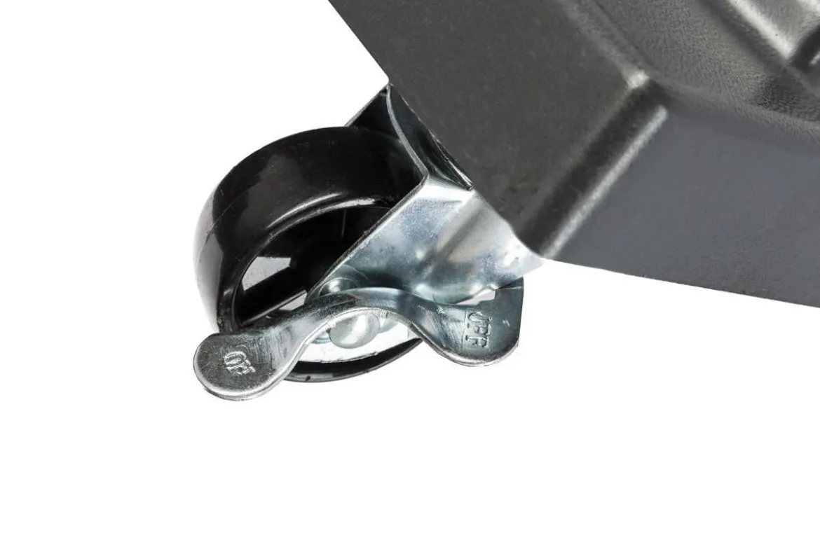 PIED PARASOL CARRE 15KG ROUES NOIR