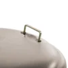 PIED PARASOL 25KG TAUPE AVEC ROULETTES BETON