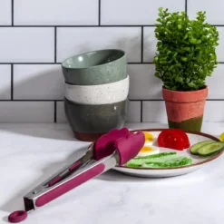 PINCE DE CUISINE SILICONE MOTS M12