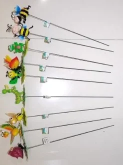 PIQUE INSECTE SUR FEUILLE 60X13X11CM