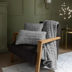 PLAID COTELE SENSATION LAPIN 150X200CM PERLE