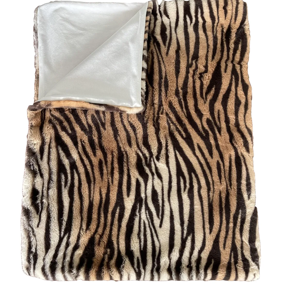PLAID EFFET PEAU BETE TIGRE