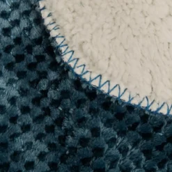 PLAID FLANELLE SHERPA LYNO BLEU 130X170CM