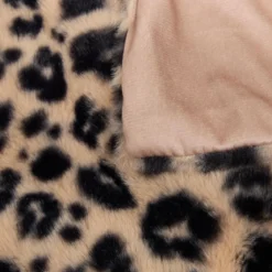 PLAID FOURRURE IMPRIME LEOPARD 120X160CM