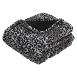 PLAID FOURRURE LEOPARD 125X150CM