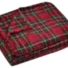 PLAID WILLIS ROUGE 140X200