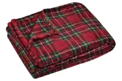 PLAID WILLIS ROUGE 140X200