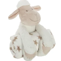 PLAID PELUCHE BLANC