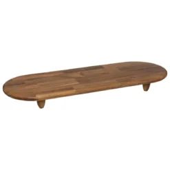 PLANCHE DE PRESENTATION SUR PIED ACACIA D.70X25CM